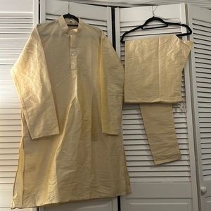 Gold satin Kurt’s set